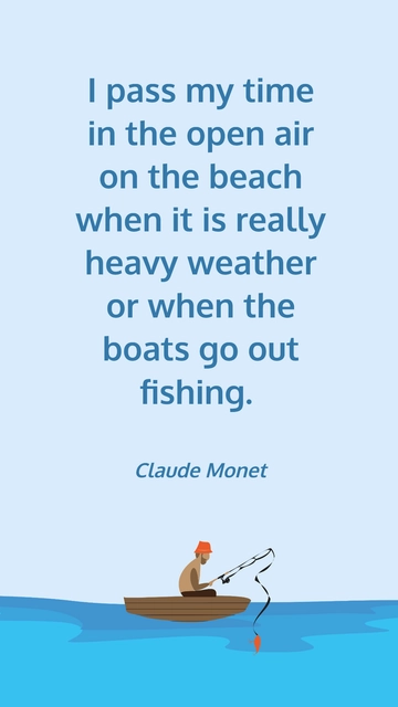 Claude Monet's Coastal Inspirations Quote
