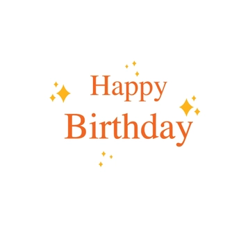 Free Happy Birthday Glitter Text Clipart Template to Edit Online