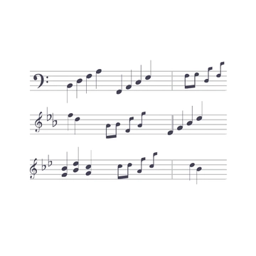 Free Blank Music Clipart Template to Edit Online