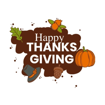 Free Rustic Happy Thanksgiving Clipart Template to Edit Online