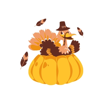 Free Cute Thanksgiving Clipart Template to Edit Online