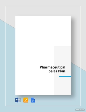 Pharmaceutical Sales Plan Template Pharmaceutical Sales Plan Template