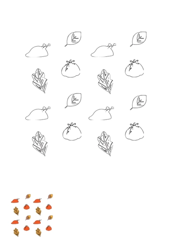 Free Thanksgiving Pattern Coloring Page Template to Edit Online