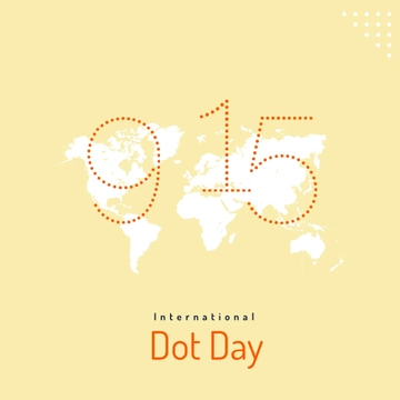 Free International Dot Day Clipart Template to Edit Online