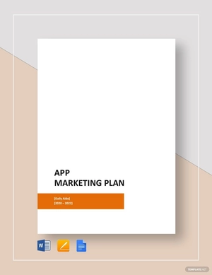 App Marketing Plan Template