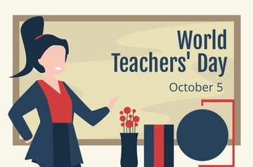 Free World Teachers??? Day Banner Template to Edit Online