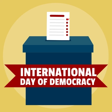 Free International Day of Democracy Clipart Vector Template to Edit Online