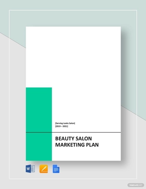 Beauty Salon Marketing Plan Template Beauty Salon Marketing Plan Template