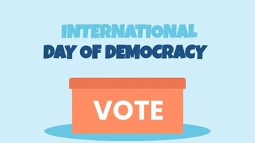 Free High Resolution International Day of Democracy Background Template to Edit Online