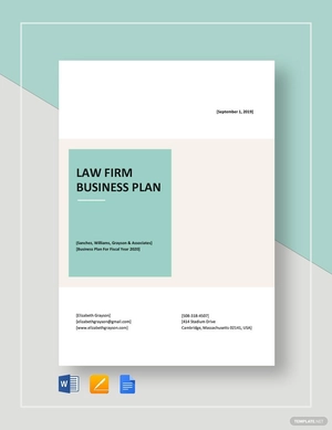 Law Firm Business Plan Template Law Firm Business Plan Template