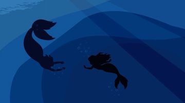 Free Mermaid Water Background Template to Edit Online