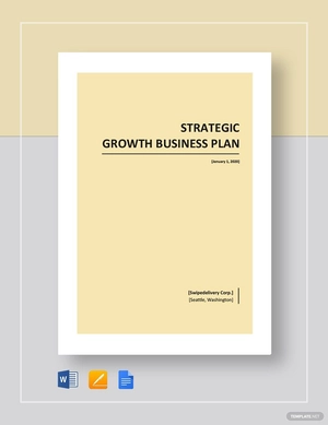 Strategic Growth Plan Template