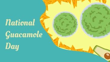Free National Guacamole Day Wallpaper Background Template to Edit Online