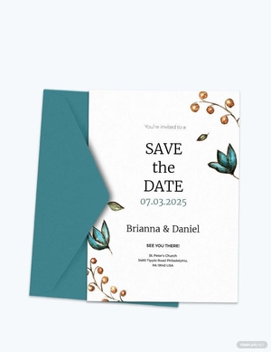 Simple Wedding Invitation Template