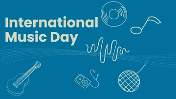 Free International Music Day Wallpaper Background Template to Edit Online