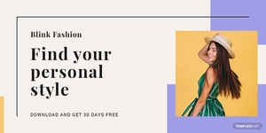 Fashion Brands App Promotion Blog Image Template