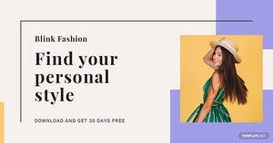 Fashion Brands App Promotion Facebook Post Template
