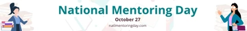 Free National Mentoring Day Website Banner Template to Edit Online