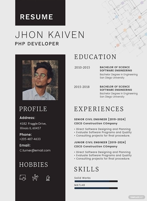 PHP Developer Resume