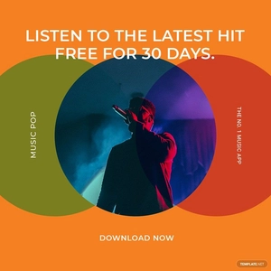 Modern App Promotion Instagram post Template