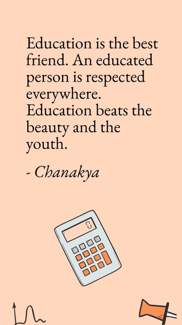 Chanakya's Wisdom: Education Surpasses Beauty & Youth Quote