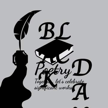 Free Black Poetry Day Flyer Vector Template to Edit Online