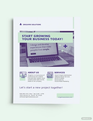 Modern Small Business Flyer Template