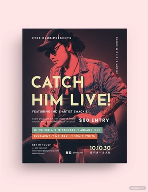 Indie Artist Flyer Template