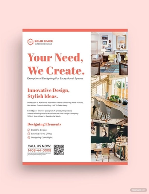 Interior Decorator Flyer Template