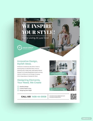 Interior Studio Flyer Template