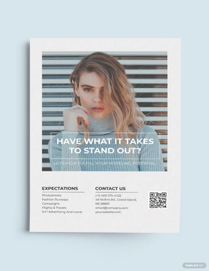 Models Agency Flyer Template