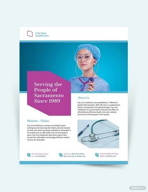 Basic Healthcare Flyer Template