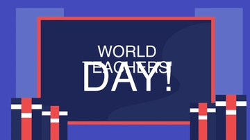 Free World Teachers??? Day Wallpapers Background Template to Edit Online