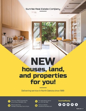 Real Estate Company Flyer Template