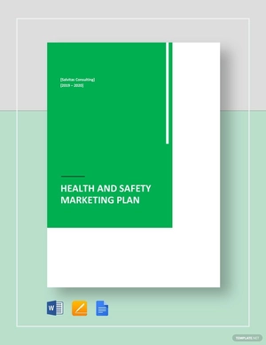 Health and Safety Marketing Plan Template
