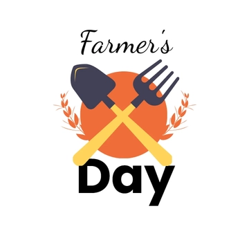 Free Farmers Day Clipart Vector Template to Edit Online