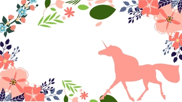 Free Adult Unicorn Background Template to Edit Online