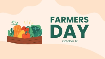 Free Farmers Day Banner Background Template to Edit Online