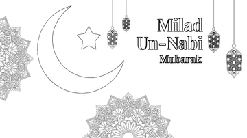 Free Milad un Nabi Drawing Background Template to Edit Online