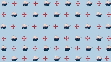 Free Columbus Day Pattern Background Template to Edit Online