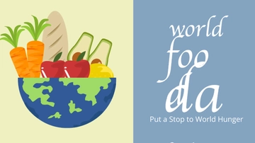 Free World Food Day Flyer Background Template to Edit Online