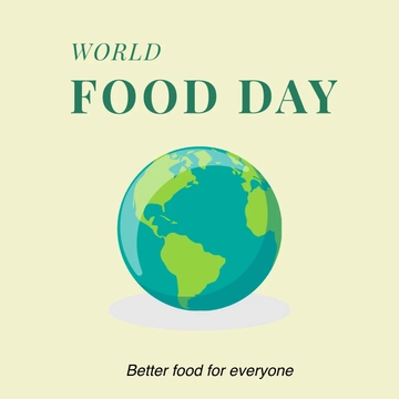 Free World Food Day Flyer Vector Template to Edit Online