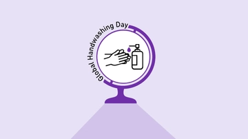 Free Happy Global Handwashing Day Background Template to Edit Online