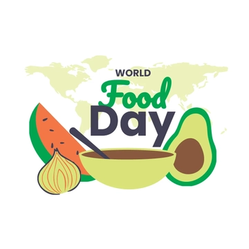 Free World Food Day Celebration Clipart Template to Edit Online
