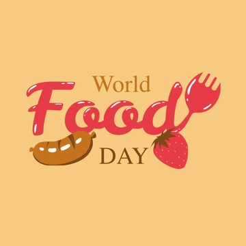Free World Food Day Clipart Vector Template to Edit Online