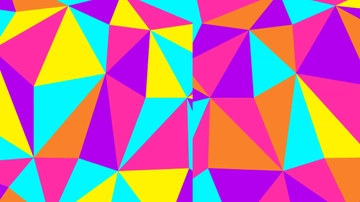 Free Neon Geometric Background Template to Edit Online