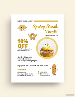 Cutie Treats Bakery Flyer Template