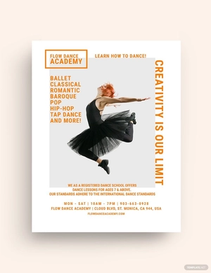 Dance Classes Flyer Template
