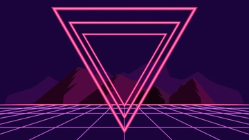 Free Retro Neon Background Template to Edit Online