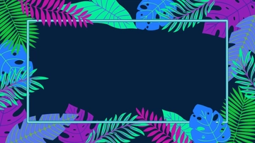 Free Neon Jungle Background Template to Edit Online